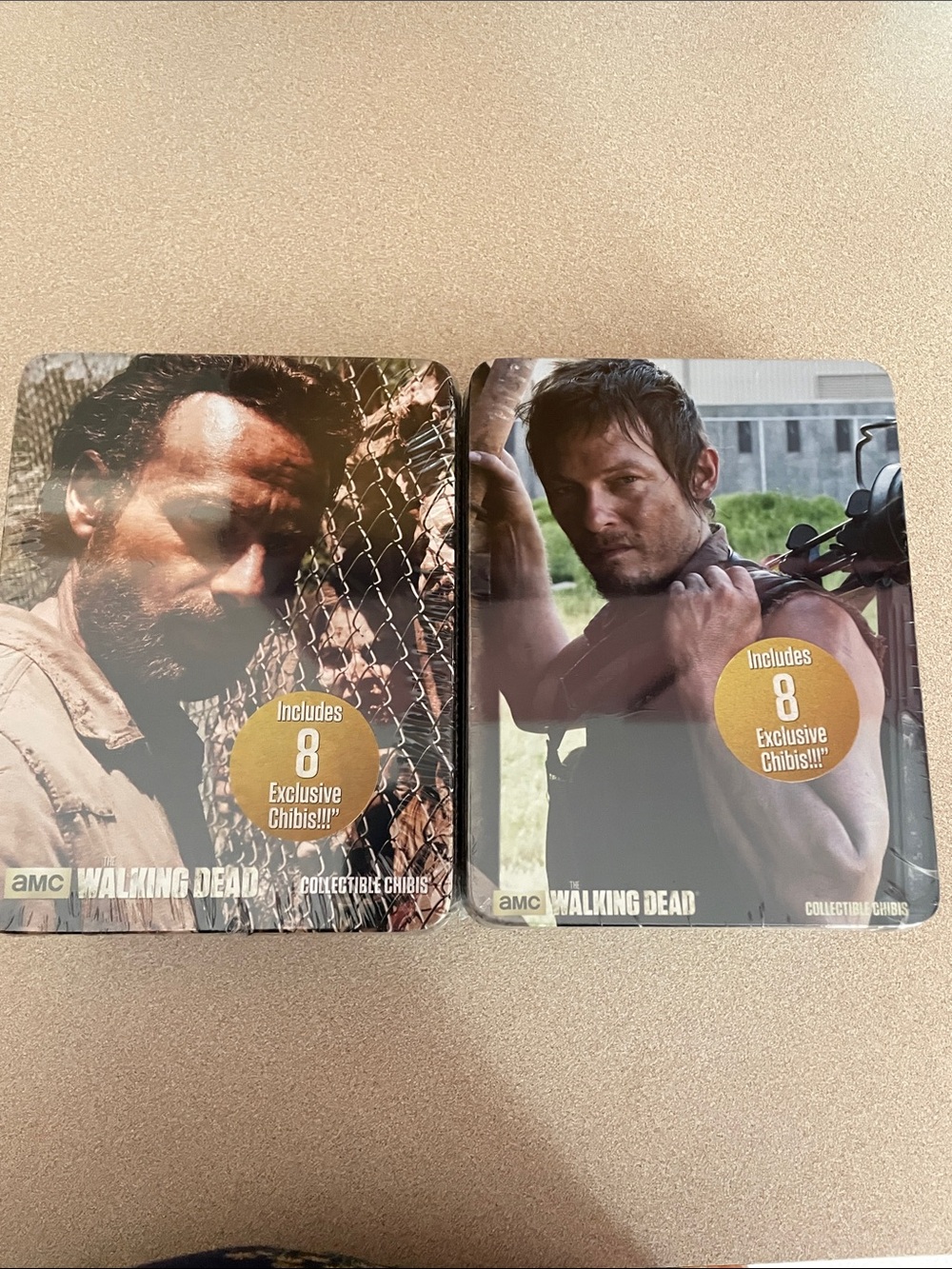 Walking Dead Sets of collectible chibis. Sets 1 and 2. RECOMMENDED FOR AGES 14+